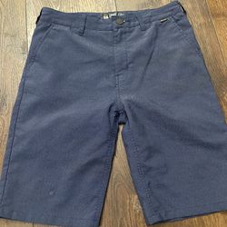 Boys Blue Hurley Nike Dri Fit Shorts Size 16 #10