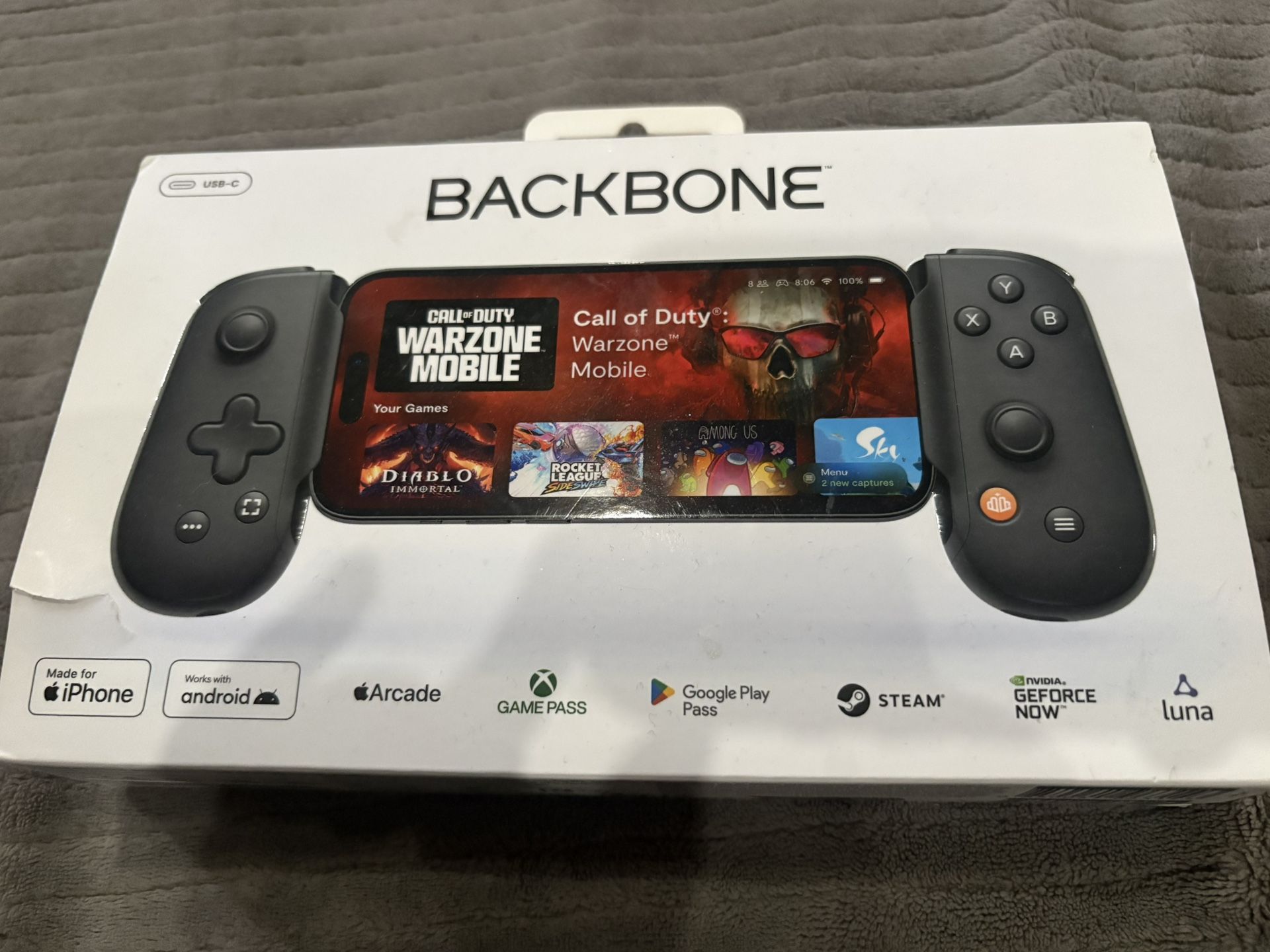 Xbox Gaming Controller Backbone Or Cloud Gaming For Usb-C