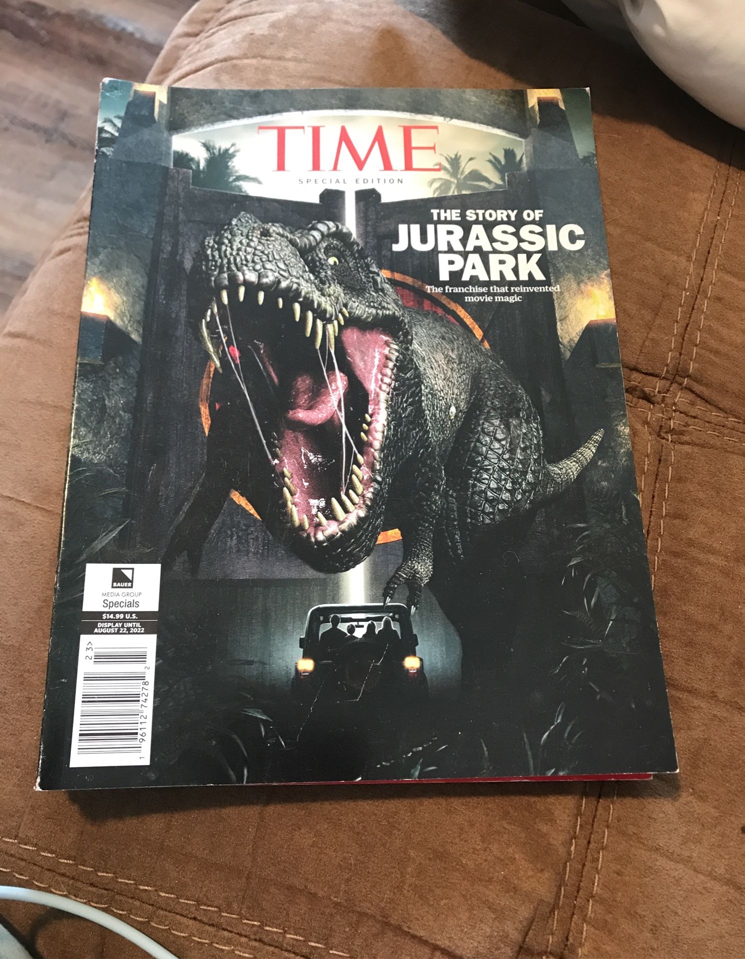 JURASSIC PARK STORY OF. TIME MAG. New