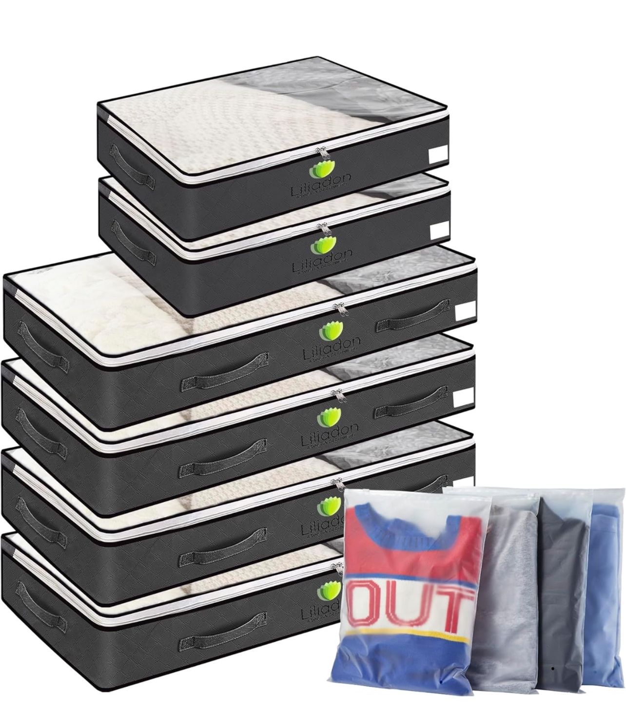 New in box 90L Under Bed Storage Containers for Clothes Storage