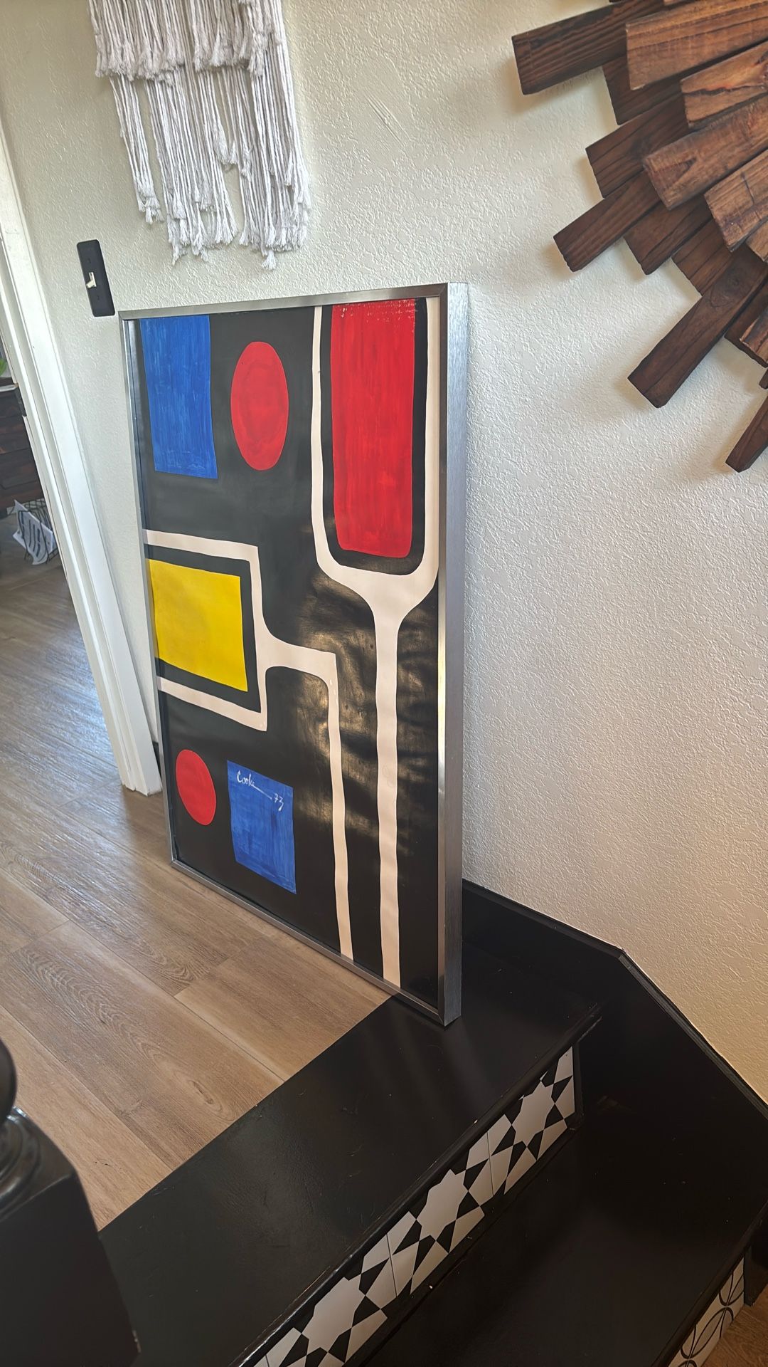MODERN VINTAGE PAINTING 1973
