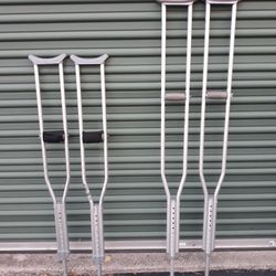 One Pair of Crutches (The larger of the two)