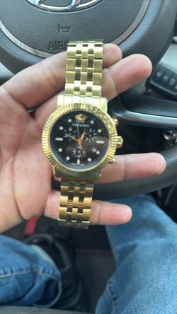 Men’s Versace Gold watch