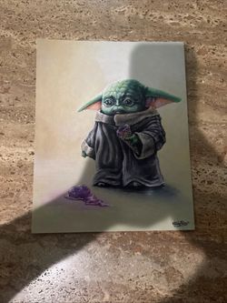 STAR WARS - GROGU-ART PRINT- Glossy 8 X 10 - Ashley Raine- Limited Edition