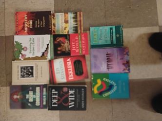 Christian books lot of 11 books