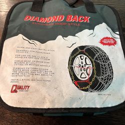 Diamond Back European Hoop Style Automobile Tire Chains