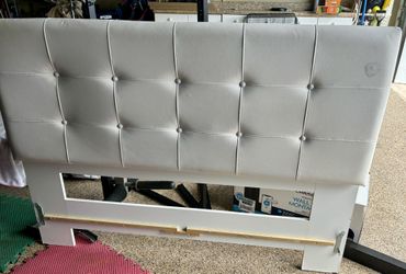 White queen Headboard
