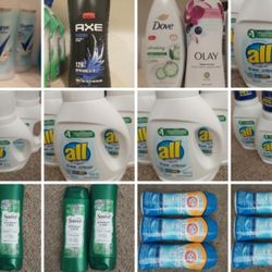 Laundry, Body Wash, Deodorant 