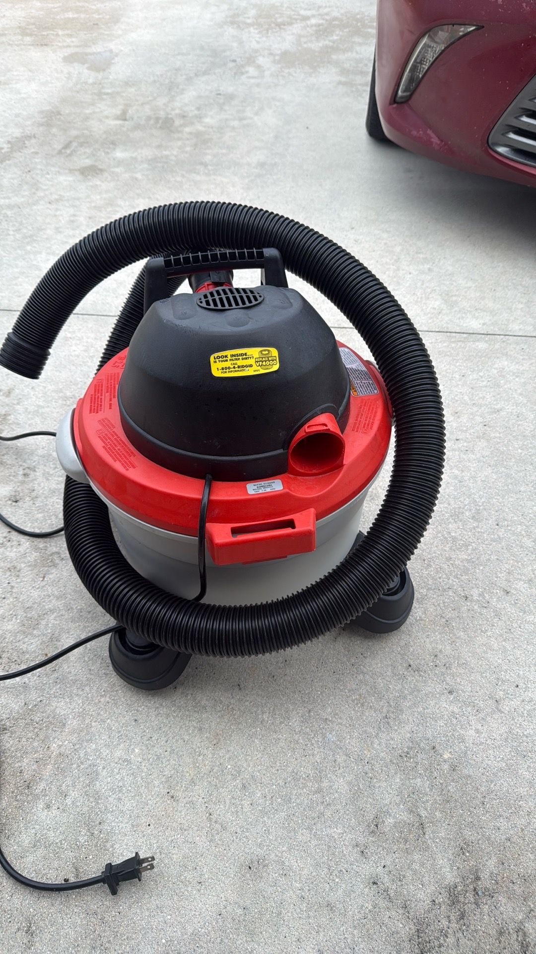 Wet/ dry vacuum