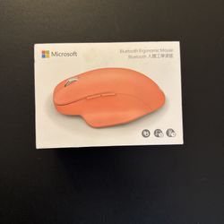 Microsoft Bluetooth Ergonomic Mouse, Model - 1955 PEACH