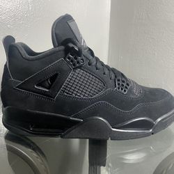 Air Jordan 4 Black Cat Sneakers  Size 10.5