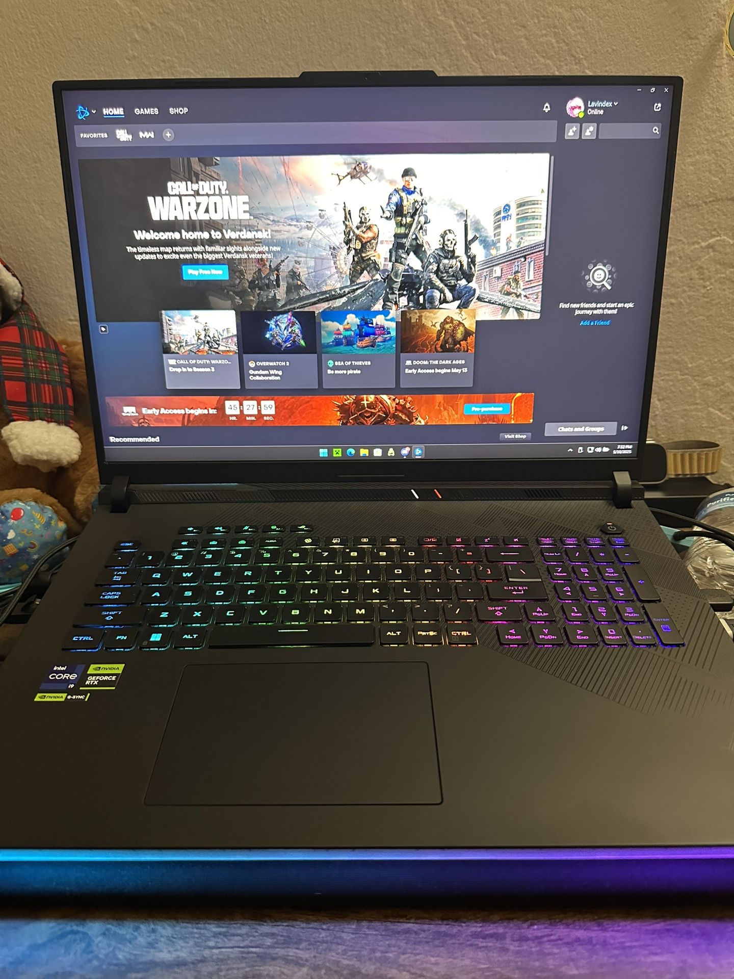 ASUS ROG Strix Scar 18 Gaming Laptop 18" 240Hz WQXGA Display (Intel i9-14900HX, GeForce RTX 4080