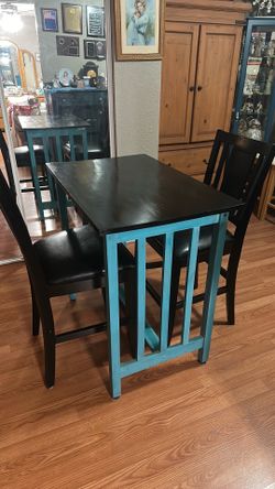 All Wood Breakfast/ Work Table & Chairs