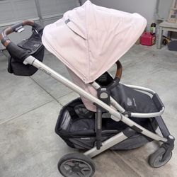 Pink Uppa Baby Stroller
