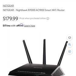 Netgear Ac1900 Smart WiFi Router 