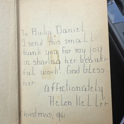 2 Helen Keller Signatures With Strong Provenance