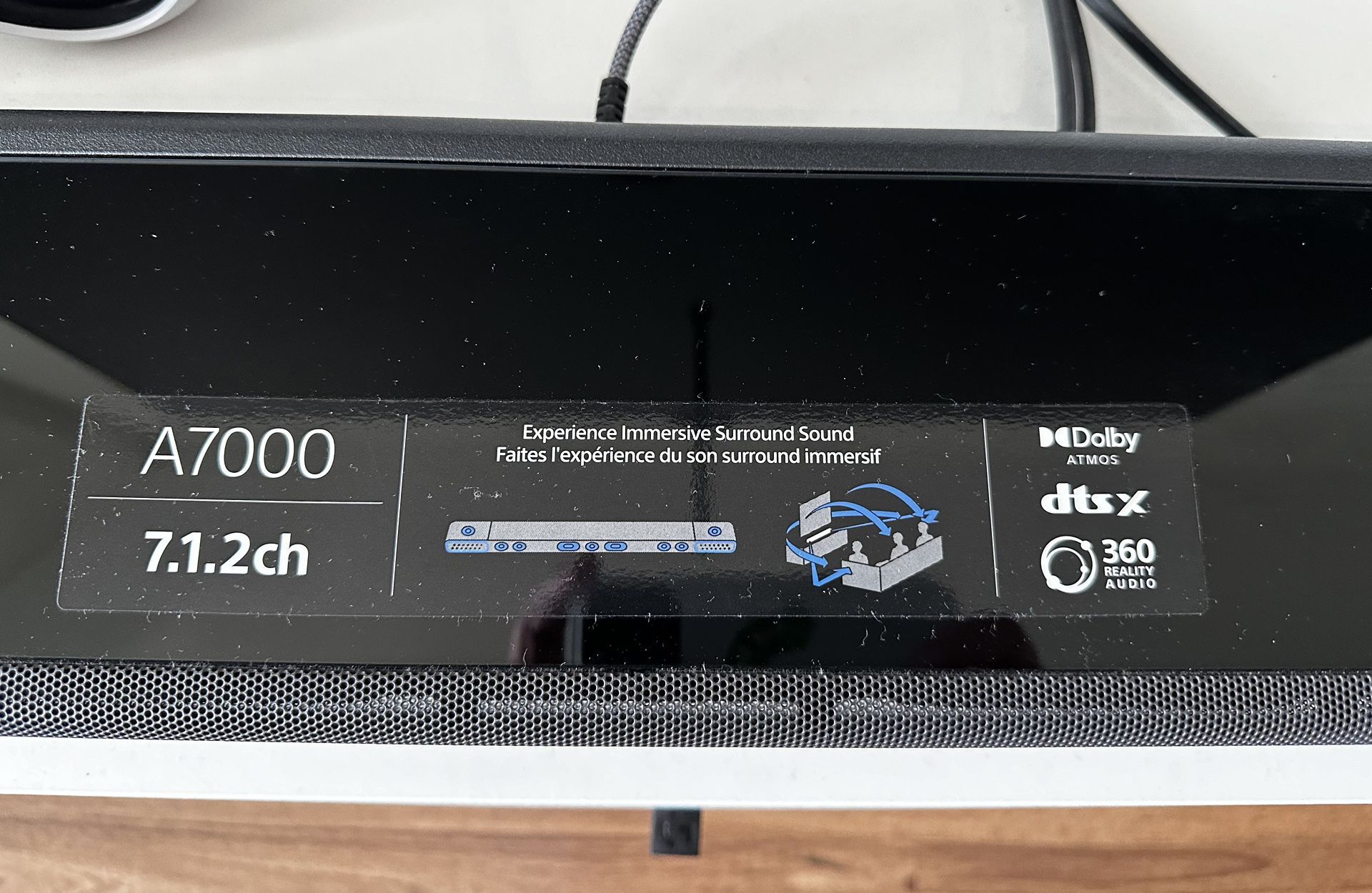 7.1.2 Sony HT-A7000 (barely Used) Surround System (bar, Sub, And Rears)