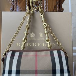 Used Burberry Abingdon Shoulder Bag 