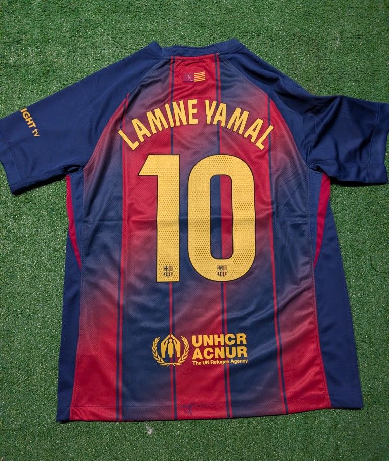 Barcelona Home Jersey 2025/26 Barcelona Jersey Lamine Yamal Jersey 