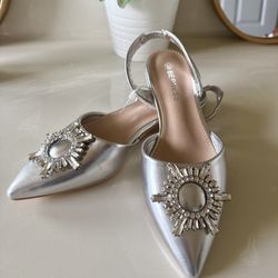 Beautiful Platinum flats