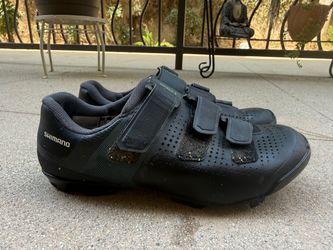 Shimano Cycling Shoes Black Velcro Strap