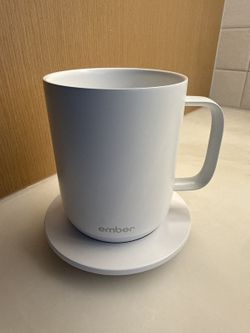 Ember Temperature-Control Smart Mug with Charging Coaster — White
