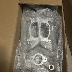 2007 Vortec Intake Manifold Aluminum Dual Plane Compatible with Chevy Small Block 1 SBC 305/5.0L 350/5.7L RPM Idle-5,500 with Spread or Square