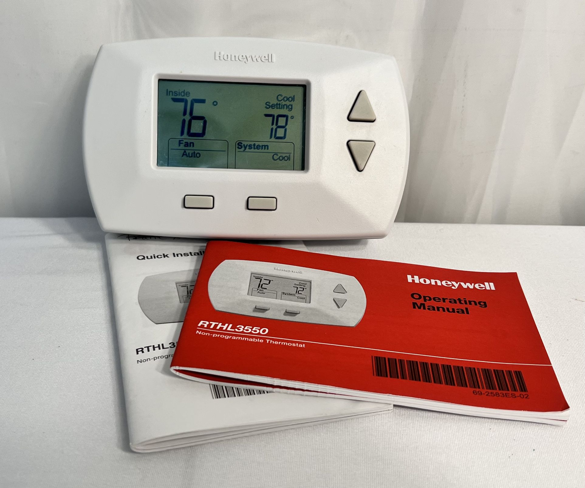 Honeywell RTHL3550 Non-Programmable Thermostat 