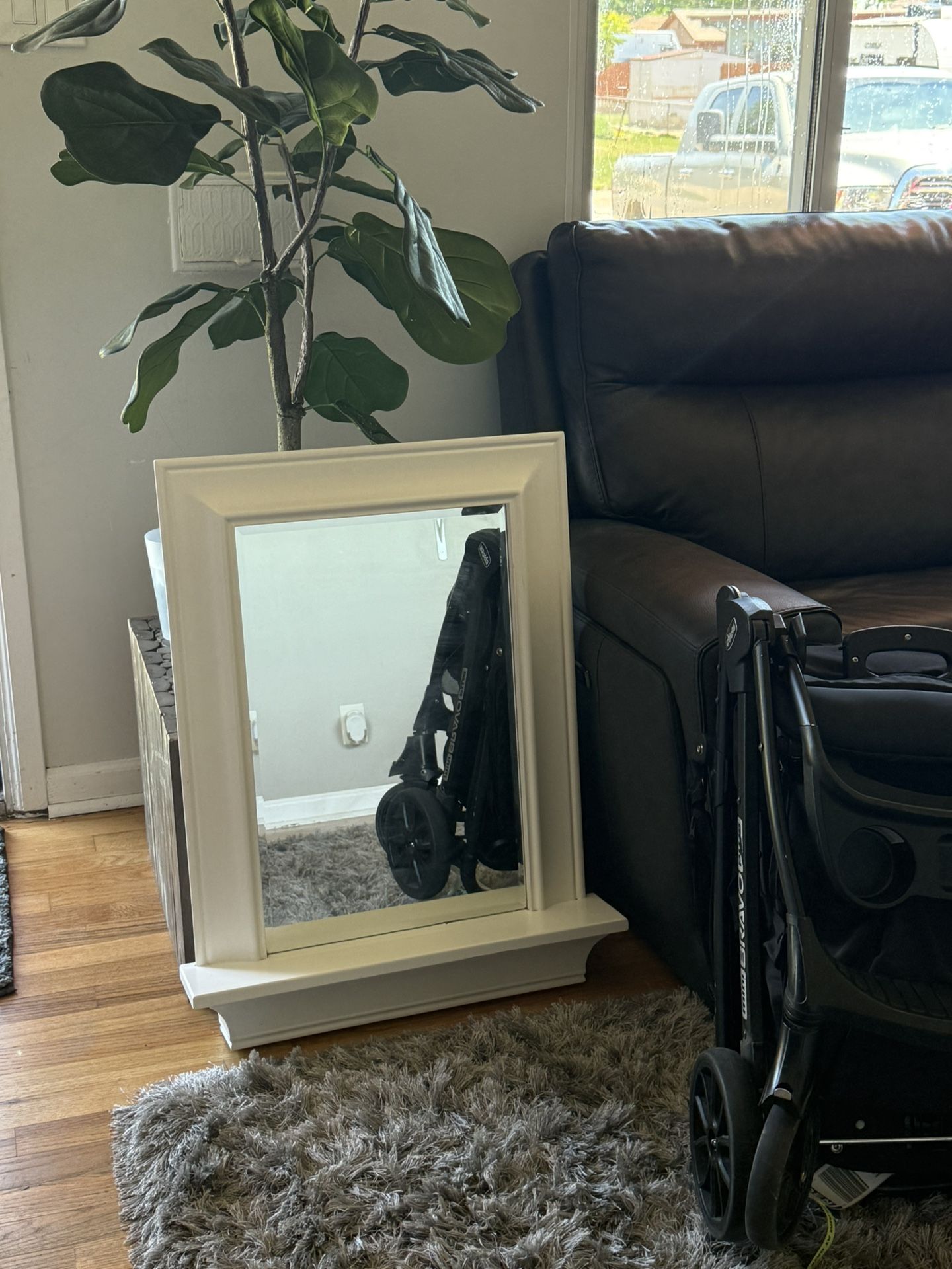 Vanity Mirror With Shelf