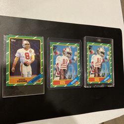 Jerry Rice /Steve Young Rookie Lot!