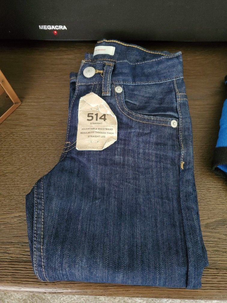 Boys New Levi Jeans, Size 4