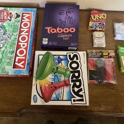 Board Games 5$ A Peice