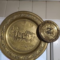 Wall Deco Brass Plates