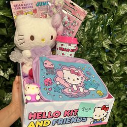 Hello kitty Easter basket