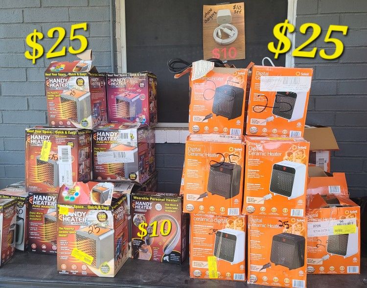 Soleil & Handy Heater Electric Space Heaters $25