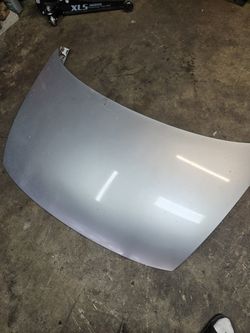 06-11 civic si fg2 coupe silver oem hood and hings clean parts