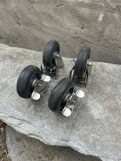 Caster Wheels 4” Stainless Steel $20