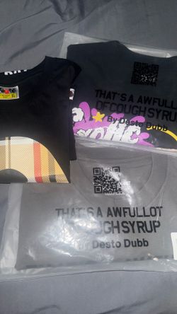3 shirt bundle (2 aloc, 1 bape)