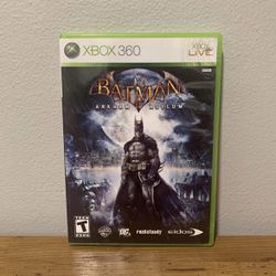 Batman Arkham Asylum Xbox 360 Like New Complete DC Comics Video Game