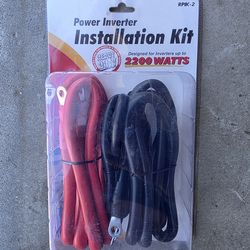 New battery line wire kit power inverter amp amplifier kit