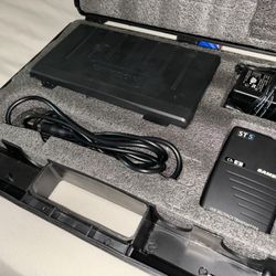Samson Stage 5 SR5 VHF Wireless Receiver System with (2) New Lavalier Clip-On Lapel Microphones