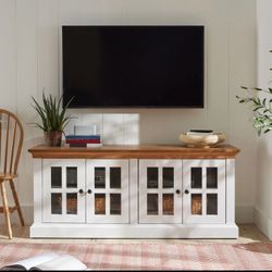 Better Homes & Gardens Canton 4- door TV Stand for TV’s up to 70”, White