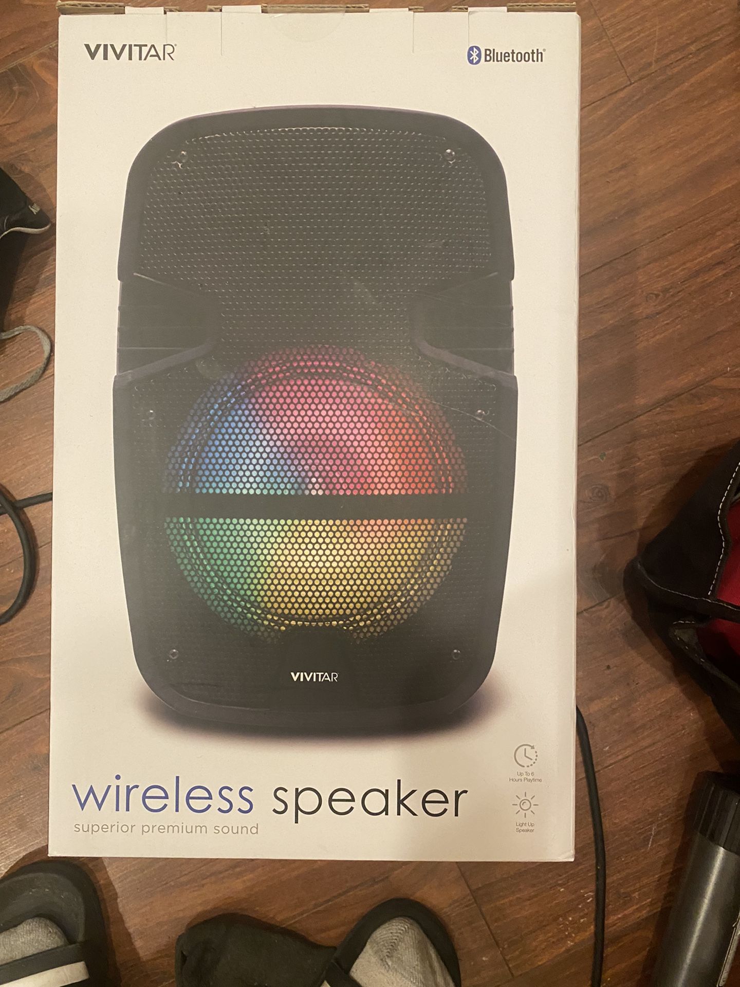 New In Box Vivitar Bluetooth Wireless Speaker