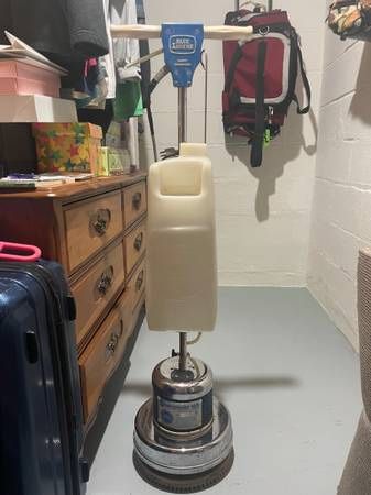 Extremely rare Blue Lustre carpet shampooer 185 corded works w pads - $600