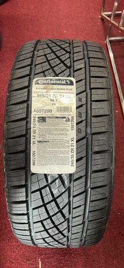 1) 245/35R21 Continental Extreme Contact DWSO6 Plus