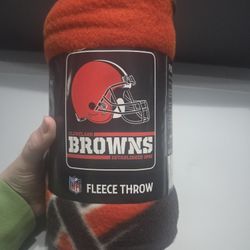 Cleveland Browns 50x60 Fleece Throw 
