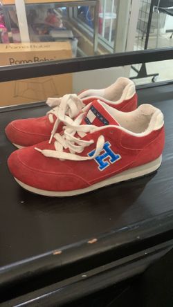 Tommy Hilfiger Red Men Size: 9