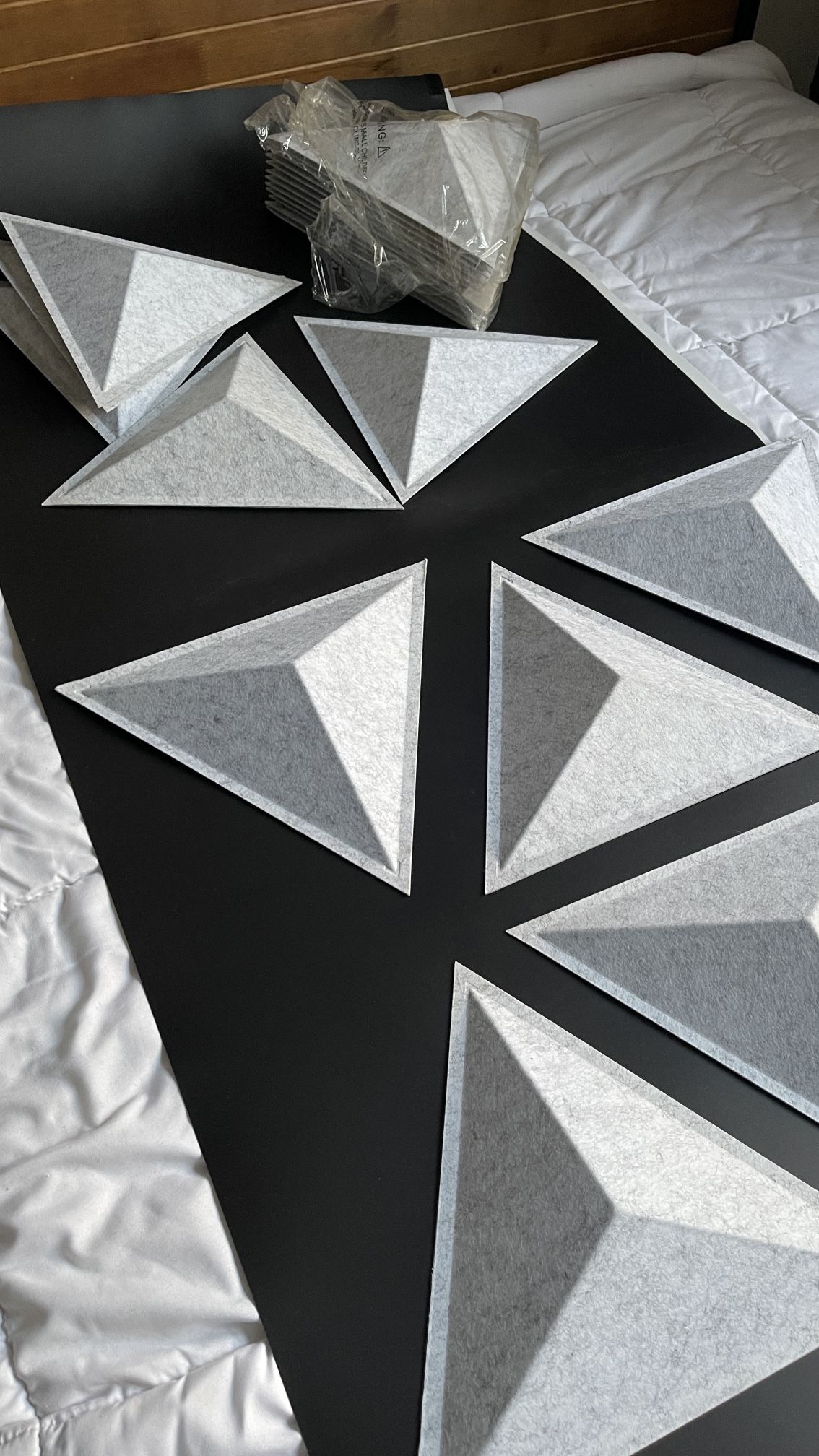 Acoustic Pyramid Wall Panels - Soundproof Tiles