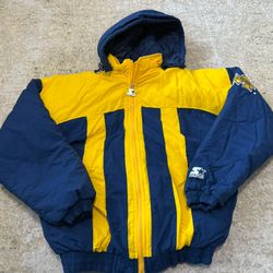 Rare Vintage 90’s Michigan Wolverines Starter Jacket In Men’s Size Small, No Brady, Nike, Adidas, Howard