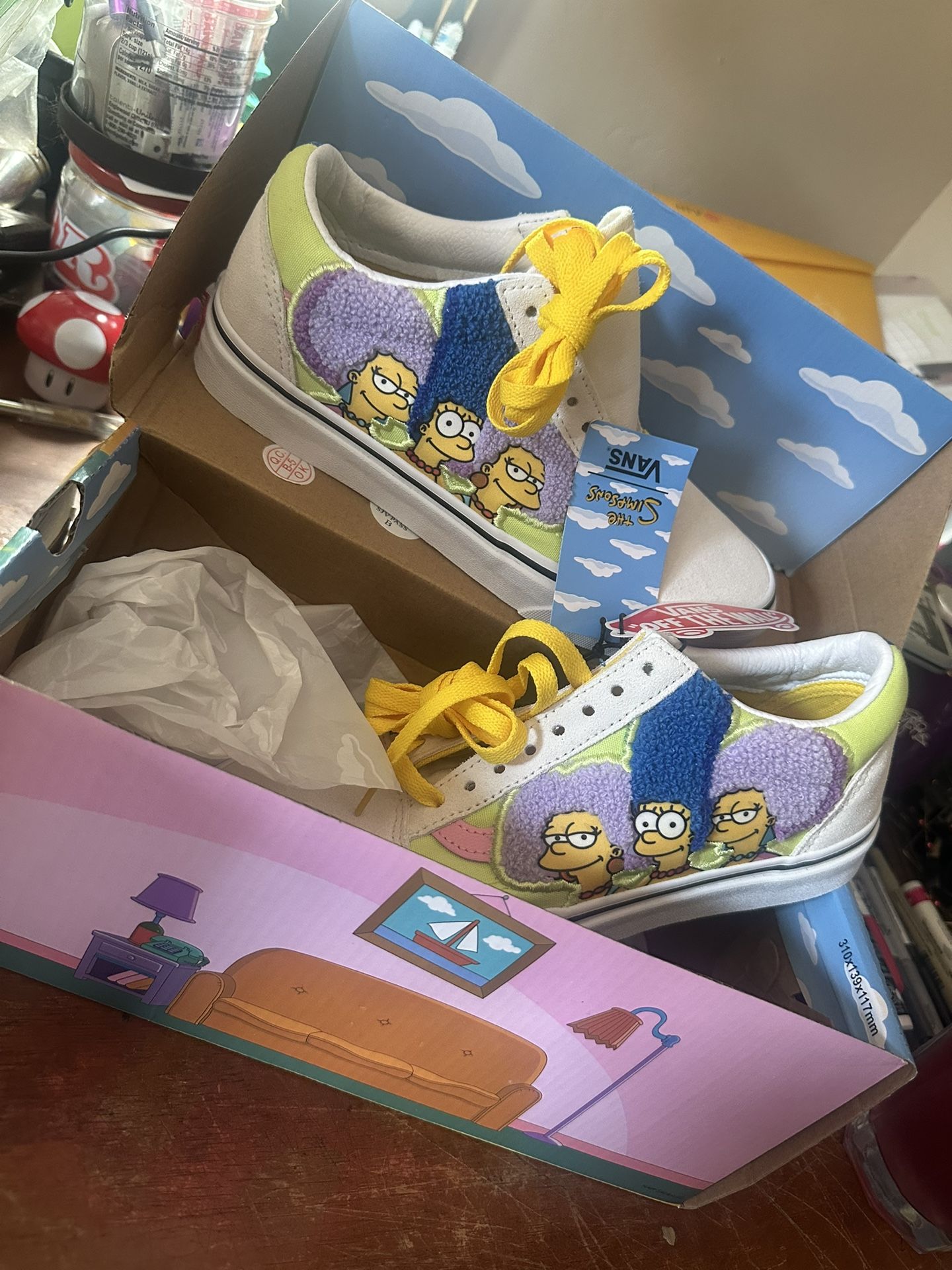 Vans & The Simpsons Collab “The Bouvier’s” Size 6.5 Men 8.0 Women